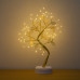 Настольная светодиодная лампа Дерево серебристое с листьями USB + батарейки AA 3шт Настольная светодиодная лампа Дерево серебристое с листьями USB + батарейки AA 3шт