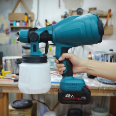 Аккумуляторный краскопульт 800мл + 2 аккумулятора, JK-SG1 / Краскораспылитель с регулировкой ширины Аккумуляторный краскопульт 800мл + 2 аккумулятора, JK-SG1 / Краскораспылитель с регулировкой ширины