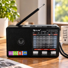 Радиоприёмник с фонариком FM USB MicroSD Golon RX-8866BT с Bluetooth на аккумуляторе Черный Радиоприёмник с фонариком FM USB MicroSD Golon RX-8866BT с Bluetooth на аккумуляторе Черный
