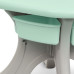 Детский столик с двумя стульями NEW TABLE-5 бежево-мятный