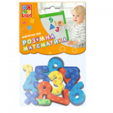 Магнитная игра "Цифры и геометрические фигуры" (укр)