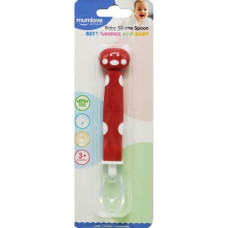 Силиконовая ложка "Хрюшка", коричневая