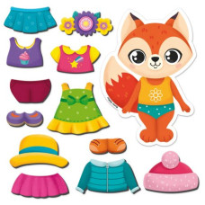 Гра настільна Roter Käfer магнітна одягалка. Лисичка