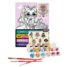 Картина по номерам "L.O.L. Surprise! Tweens. Olivia Flutter" 30х40 см