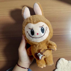 Мягкая игрушка – монстрик Лабубу 25 см. (Коричневый)