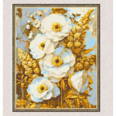Алмазна мозаїка "Благородні квіти" 40х50 см