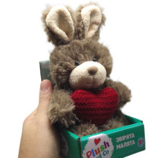 М'яка іграшка "Plush and Co. ЗАЙЧИК" (БЕЖЕВИЙ) 16 см з вушками