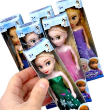 Кукла в стиле популярной сказочной героини "FROZEN" (Желто-голубой)