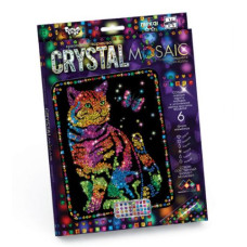 Набор для креативного творчества "CRYSTAL MOSAIC", "Кот" Набор для креативного творчества "CRYSTAL MOSAIC", "Кот"