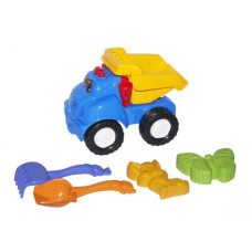 Машина "Смайл самосвал" №2 (синий) с песочным набором
