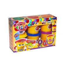 Набір креативної творчості "Тiсто для лiпки "Master Do" 6 банок*50г укр, ДТ-TЛ-02-27