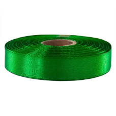 Атласная лента для рукоделия АБ-617, 1,2см x 23 м, Зеленый