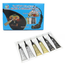 Набор красок для стекла и керамики DSCN0672, 12 мл 6 шт