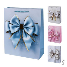 Пакет подарунковий паперовий L "Super bow" 31*40*12 см, R33217-L Пакет подарунковий паперовий L "Super bow" 31*40*12 см, R33217-L
