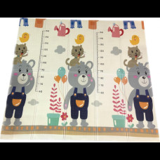 Детский складной двухсторонний термо коврик, размер 200x175x0.8 см (53339) Детский складной двухсторонний термо коврик, размер 200x175x0.8 см (53339)