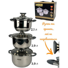 Набір кастрюль Benson, BN-190