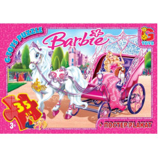 Пазлы из серии "Barbie", 35 элементов, GP-BA006 Пазлы из серии "Barbie", 35 элементов, GP-BA006