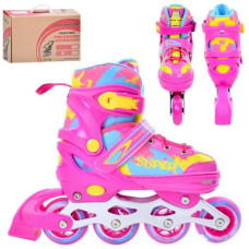 Дитячі ролики, рожеві, A 4149-M-P Дитячі ролики, рожеві, A 4149-M-P
