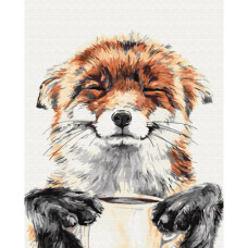 Картина по номерам "Довольная лисичка" ★★★