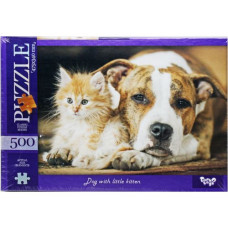Пазлы "Пес и кот" 500 эл Пазлы "Пес и кот" 500 эл