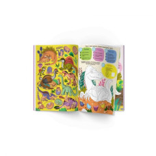 Книга "Интерактивный виммельбух: Динозавры" (укр)