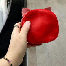 Сумочка детская "Котик" (12 см), красный