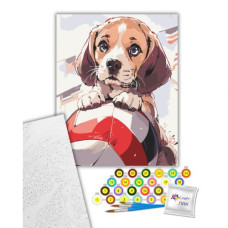 Картина по номерам "Давай играть" 40х50 см