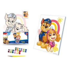 НАБОР ДЛЯ РОСПИСИ ПО НОМЕРАМ 30Х40 СМ "ГОНЧИК И СКАЙ"