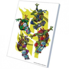 Картина по номерам 30х40 см "Черепашки Ниндзя: Кавабанга!" с деревянной подставкой Картина по номерам 30х40 см "Черепашки Ниндзя: Кавабанга!" с деревянной подставкой