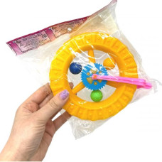 Каталка-колесо, в пакете (ЖЕЛТАЯ)