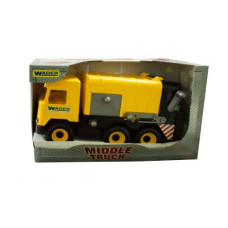 Мусоровоз "Middle truck" (желтый)
