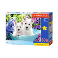 Пазлы "Щенки", 200 элементов