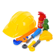 Детский набор инструментов SP818-8-9(Yellow) каска, огнетушитель, маска