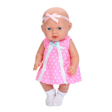 Интерактивная игрушка Пупс 225-B-E(Pink-2) со звуком, высота 26 см Интерактивная игрушка Пупс 225-B-E(Pink-2) со звуком, высота 26 см