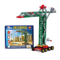 Конструктор металический "Кран", 303 детали, Техно 4838 Конструктор металический "Кран", 303 детали, Техно 4838