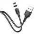 Кабель магнитный USB на Lightning HOCO X52 Sereno для зарядки Чёрный