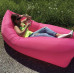 Надувной матрас (180х70 см) AIR SOFA CLOUD, Розовый / Шезлонг надувной / Ламзак