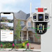 Уличная WiFi камера видеонаблюдения 3MP, FullHD, 2 объектива, YC101 IP камера наблюдения Поворотная камера