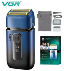Бритва Шейвер VGR V-362 для сухого и влажного бритья Электробритва для лица Синяя Бритва Шейвер VGR V-362 для сухого и влажного бритья Электробритва для лица Синяя