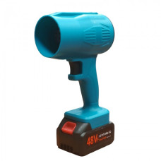 Мощный автомобильный турбо фен 48V в кейсе Бытовой скоростной вентилятор 2 Аккумулятора