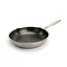 Сковорода OSFE EB-7522, 22 см, с гибридным антипригарным покрытием, без крышки. Серебристая (EB-7522)