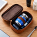 Мужской набор для бритья, от USB, 550 mAh, KM-3223, Синий / Аккумуляторная машинка для бороды