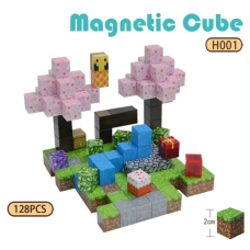 Магнітний конструктор блоковий "Minecraft", 001H
