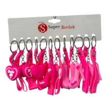 Брелок "Туфелька+ серце Барбі", 3191