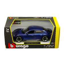 Автомодель - PORSCHE TAYCAN TURBO S (ассорт. синий, белый, 1:24)