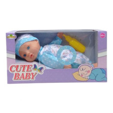 Пупс "Cute Baby" 30 см (Блакитний), сміється, плаче