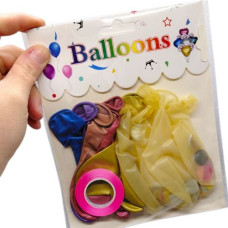 Шарики перламутровые фигурные (10 шт)