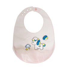 Детский силиконовый слюнявчик MGZ-0618-2 на застежке