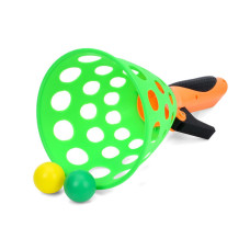Детская спортивная игра Ловушка M 2019P(Green) пластик, 2 шарика