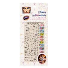 Наклейки декоративные XY-030(Silver) для авто, ноутбуков, телефонов
